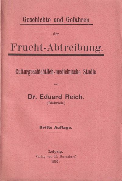 Geschichte und Gefahren der Frucht-Abtreibung.…