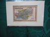 Small Hand-Coloured Engraved Map of CARMARTHENSHIRE - a Wallis/reid 'miniature' Map from 'the Panorama or Traveller's Instructive Guide through England and Wales'