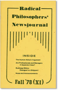 Radical Philosophers' Newsjournal - no. XI (Fall '78)