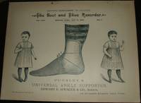 image of Original 1890 Full Page Illustrated Advertisement for Pugsley's Universal Ankle Supporter