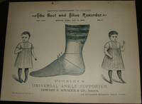 Pugsley's Universal Ankle Supporter Original 1890 Full Page Illustrated Advertisement