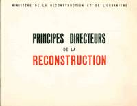 cover of Principes Directeurs de la Reconstruction