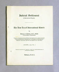 "The New Era Of International Courts," American Society For Judicial Settlement Of...