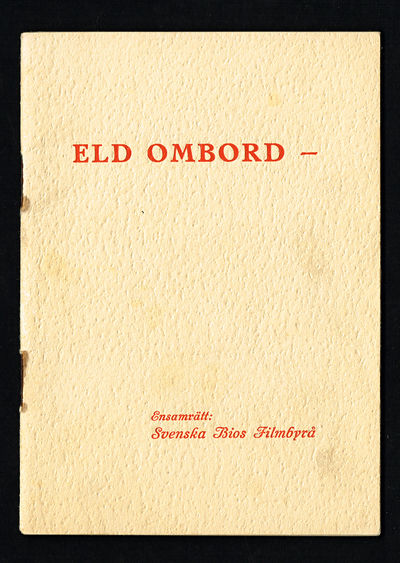 Eld ombord - en berättelse från sjön av Hjalmar…