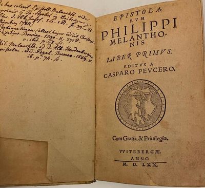 Epistolarum Philippi Melanthonis liber primus.…