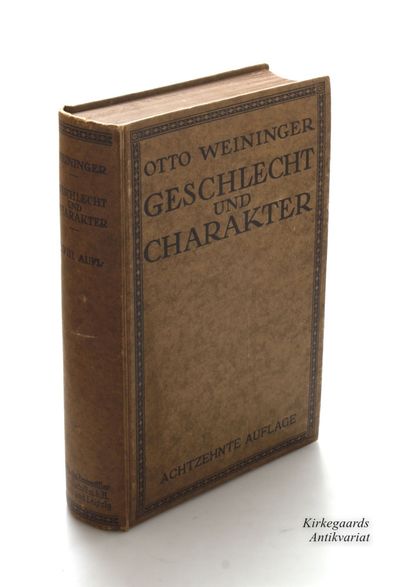Geschlecht und Charakter. Eine prinzipielle…