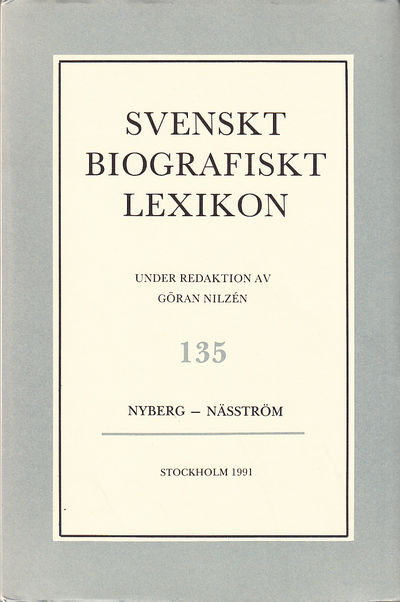 Svenskt Biografiskt Lexikon. Häfte 135 [=Band 27]…