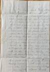 Autograph Letter from an unidentified sender, New York, July 13, 1863 to his brother and sister