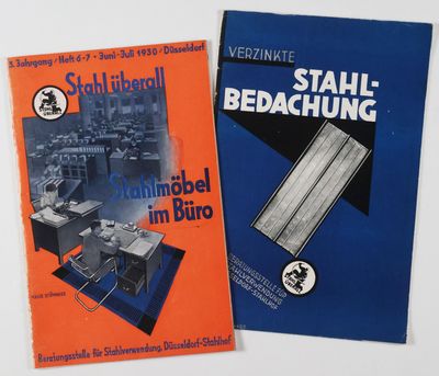 Stahl Überall. Monatliche Werbeschrift (Steel Everywhere. Monthly Advertising Paper) 2 Issues