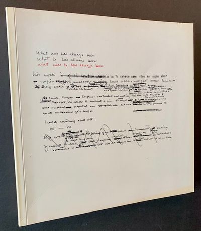 What Will Be Has Always Been: The Words of Louis I. Kahn