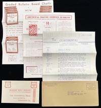 Three (3) Circulars Advertising Textbooks, Workbooks, and Classroom Ephemera for the 1940s Educator by the Continental Press