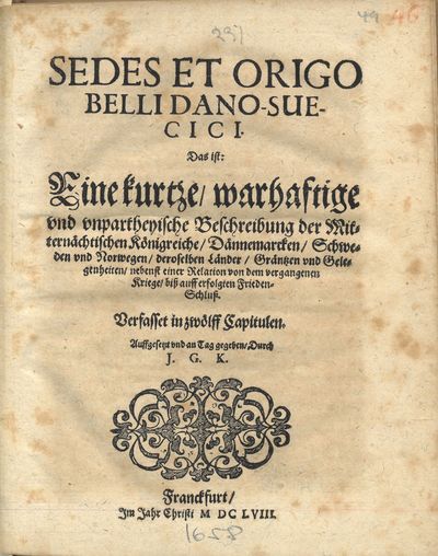 Sedes et origo belli dano-suecici. Das ist : Eine…