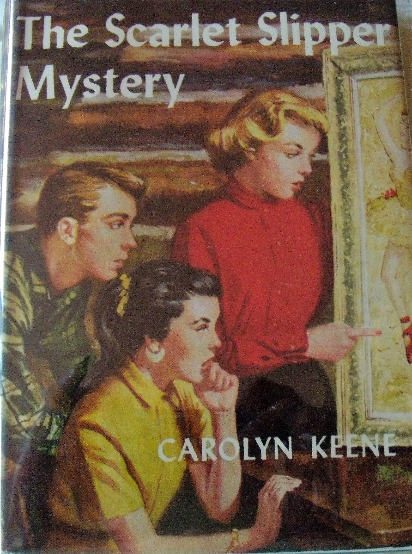 The Scarlet Slipper Mystery by Carolyn Keene 1st 1954 from T.W