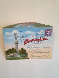 image of Birmingham Alabama The Magic City 1940's Souvenir Postcard Mailer