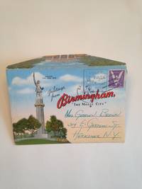 Birmingham Alabama The Magic City 1940's Souvenir Postcard Mailer