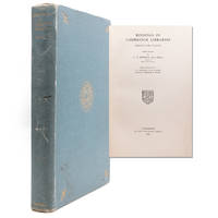 cover of Bindings in Cambridge Libraries. Seventy Two Plates ... Based on Researches by N.F. Barwell, H.M. Davies and the late Charles E. Sayle