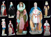 8 Victorian Self Standing Die-cuts - British Monarchy & Royals 1189-1870s