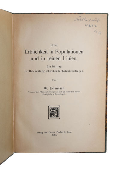 Ueber Erblichkeit in Populationen und in reinen…