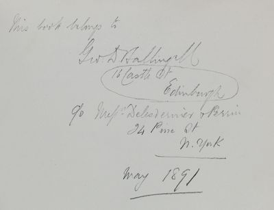 [Manuscript Diary Kept by Scottish...; (photo 3)
