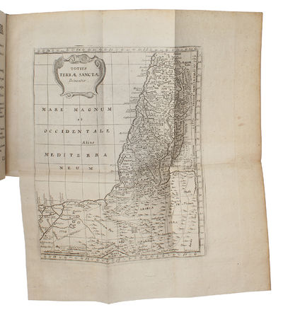 Palaestina, sive Terra Sancta, paucis capitibus distincte ordineque congruo explicata. Ex autographo auctoris ipso correcta et Henrici ernstii addendis sive annotationibus illustrata, nunc demum auctario Spanhemanio Iocupletior & quartum edita. - [EARLY WORK ON PALESTINE] (photo 5)