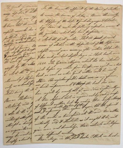 TO THE COMMITTEE APPOINTED BY THE BOARD OF FELLOWS TO REVISE THE COURSE OF STUDIES IN BROWN UNIVERSITY, THE PROFESSOR OF THE LATIN & GREEK LANGUAGES & LITERATURE BEGS LEAVE TO MAKE THE FOLLOWING REPORT IN ANSWER TO THE QUESTIONS WHICH THEY HAVE PROPOSED...