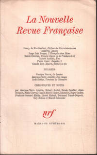 image of La nouvelle revue litteraire n° 231