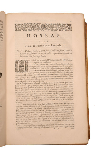 To Dodekapropheton sive prophetae duodecim minores versione latina et commentario illustrati [Coccejo] (+) Operis Historici et Chronologici Libri duo [Baillium]. (photo 3)