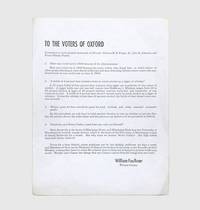 To the Voters of Oxford - The Beer Broadside