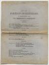 List of Foreign Institutions in Correspondence with the Smithsonian Institution