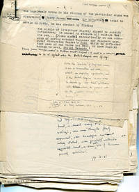 Manuscript on the English Nineteenth Century Literary Scene including Henry James, Arthur Clough and about poetry generally