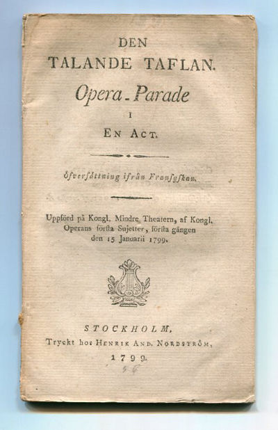 Den talande taflan. Opera-parade i en act.…