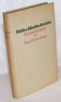 image of Erlebtes, Erstrebtes, Erreichtes: Erinnerungen