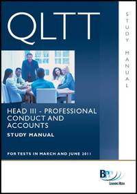 QLTT Professional Conduct and Accounts: Study Text