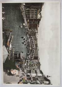 Hand-tinted photo of Rialto Bridge, Venice