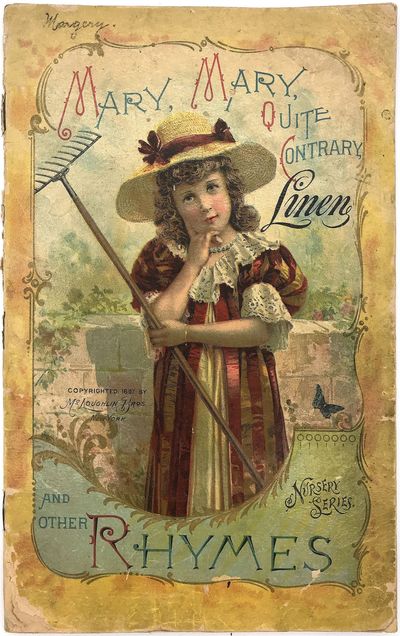 New York, New York: McLoughlin Bros, 1897. Some light toning and dust soiling; worn.. Beautifully pr...