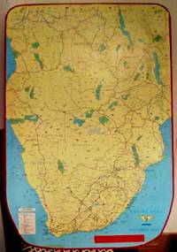 SOUTHERN AFRICA TOURIST MAP by JURGENS - 1964 - from BOOKLOVERS PARADISE (SKU: 11884)