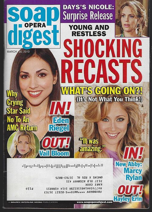 Soap Opera Digest - Soap Opera Digest March 30, 2010