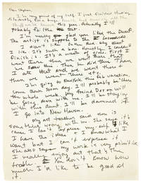 Signed Autograph Letter to Stephen