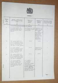 M67 Denton Relief Road-Compulsory Purchase Property Details 1975