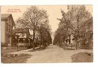 image of WEATHERLY PENNSYLVANIA VINTAGE POSTCARD SHOWING THIRD STREET