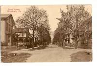 WEATHERLY PENNSYLVANIA VINTAGE POSTCARD SHOWING THIRD STREET