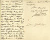 Autograph letter signed to Latimer Clark