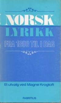 Norsk lyrikk fra 1890 til i dag