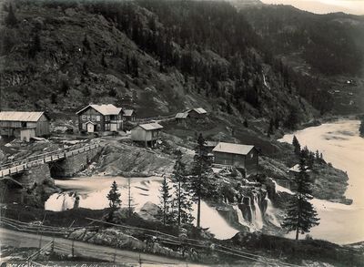 No. 150. Storebrofos, med Fjeldheim, Bagn.