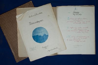 Røkkursøngvar. Reykjavik. 1922. (Islandsk…