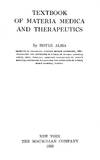 Textbook of Materia Medica and Therapeutics