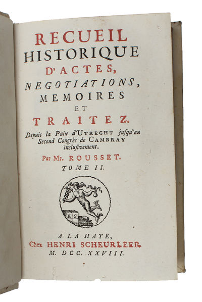 Recueil Historique d'Actes, Negociations, Mémoires, et Traitez. 21 vols + 2 supplement vols. (photo 28)