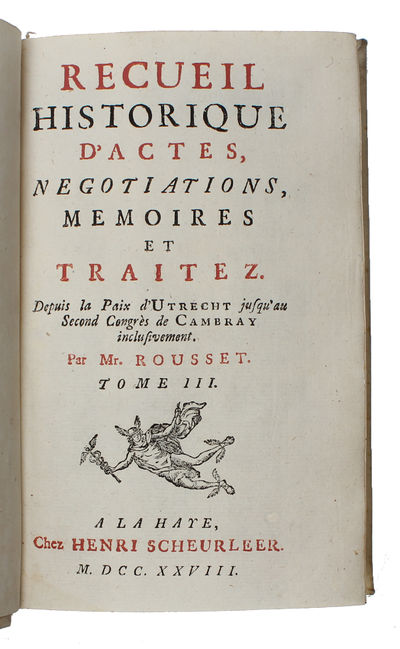 Recueil Historique d'Actes, Negociations, Mémoires, et Traitez. 21 vols + 2 supplement vols. (photo 31)