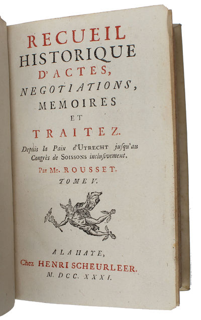 Recueil Historique d'Actes, Negociations, Mémoires, et Traitez. 21 vols + 2 supplement vols. (photo 32)
