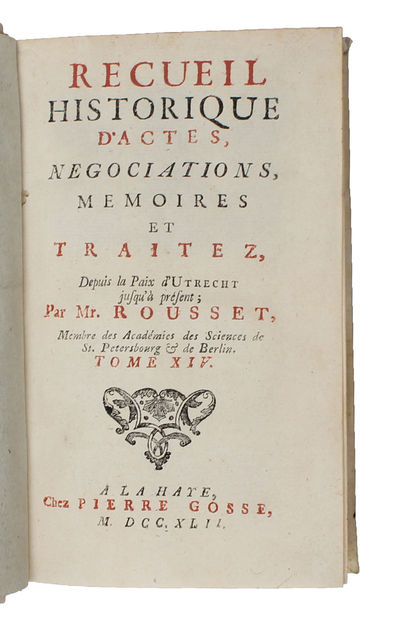 Recueil Historique d'Actes, Negociations, Mémoires, et Traitez. 21 vols + 2 supplement vols. (photo 9)